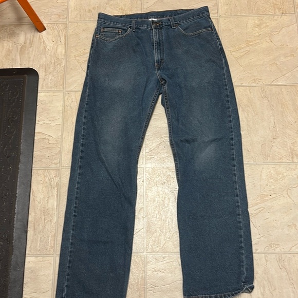 Faded Glory Relaxed Fit 36w X 34L #117371 PreLoved Faded Blue - Picture 8 of 8